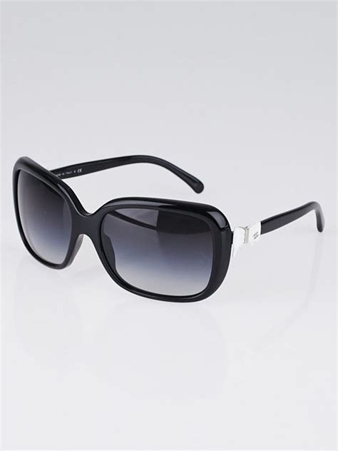 chanel black frame bow sunglasses- 5171|Black Frame Gradient Tint Bow Sunglasses.